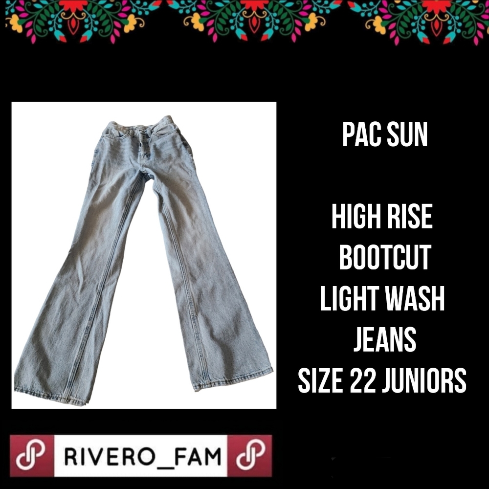 PAC SUN | HIGH RISE BOOTCUT JEANS | SIZE 22